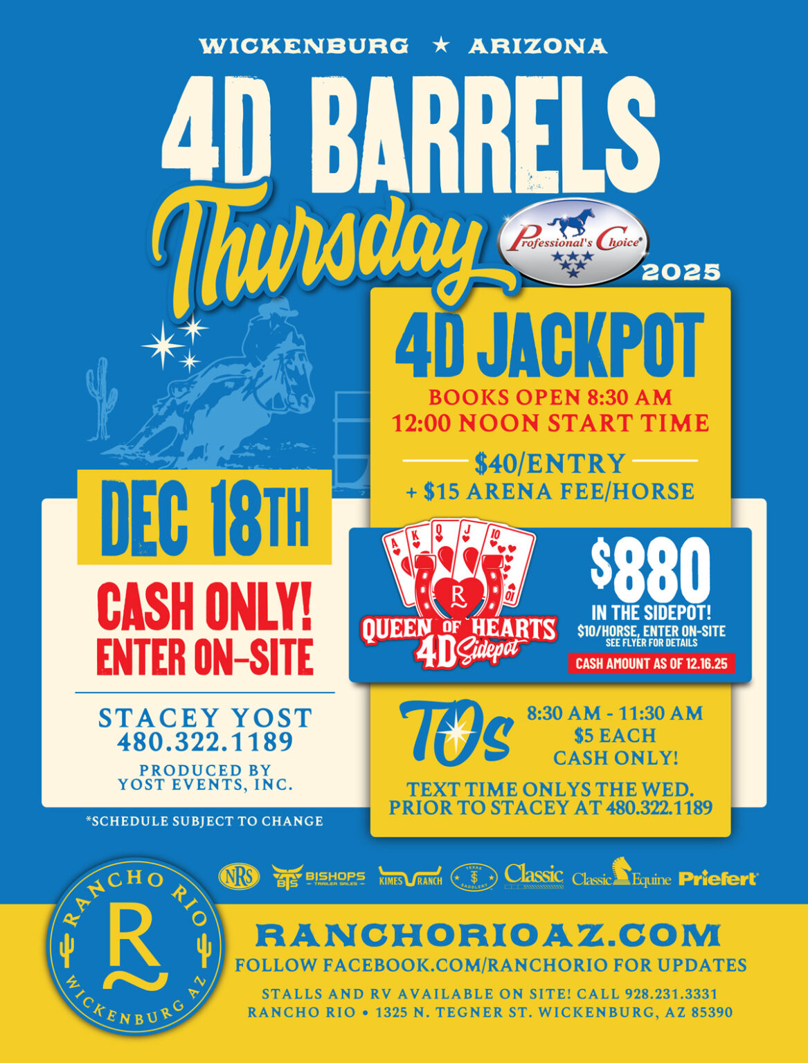 Thursday Barrel Race - Rancho Rio